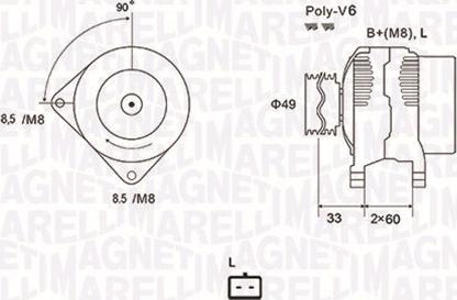 Magneti Marelli 063731661010 - Alternatore autozon.pro