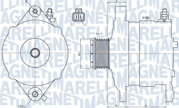 Magneti Marelli 063731602010 - Alternatore autozon.pro