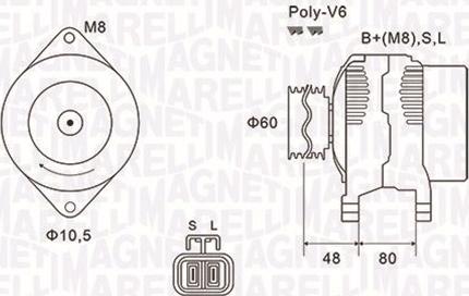 Magneti Marelli 063731607010 - Alternatore autozon.pro