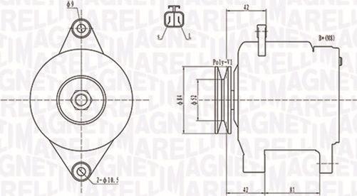 Magneti Marelli 063731615010 - Alternatore autozon.pro