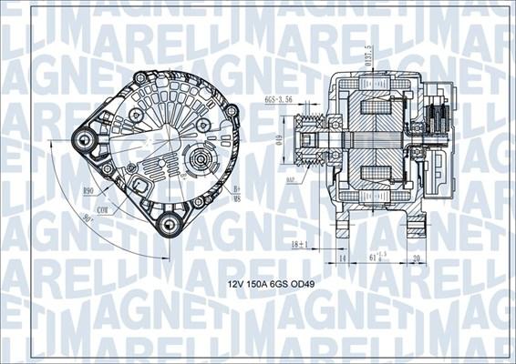 Magneti Marelli 063731618410 - Alternatore autozon.pro