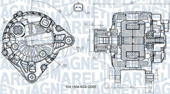 Magneti Marelli 063731617810 - Alternatore autozon.pro