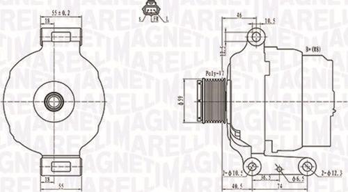 Magneti Marelli 063731639010 - Alternatore autozon.pro