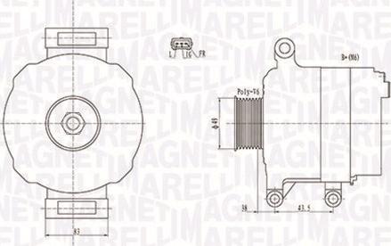 Magneti Marelli 063731676010 - Alternatore autozon.pro