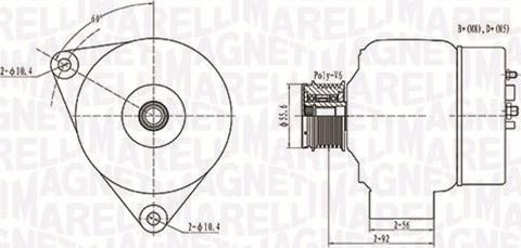 Magneti Marelli 063731090010 - Alternatore autozon.pro