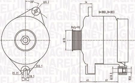 Magneti Marelli 063731086010 - Alternatore autozon.pro