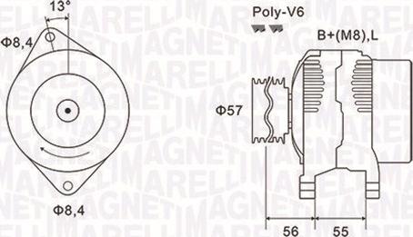 Magneti Marelli 063731088010 - Alternatore autozon.pro