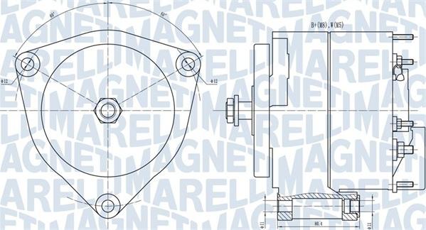 Magneti Marelli 063731035010 - Alternatore autozon.pro