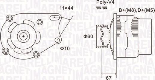 Magneti Marelli 063731153010 - Alternatore autozon.pro