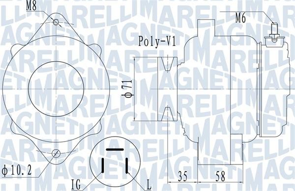 Magneti Marelli 063731120010 - Alternatore autozon.pro