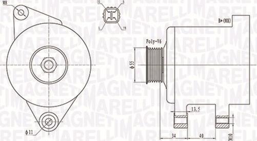 Magneti Marelli 063731894010 - Alternatore autozon.pro