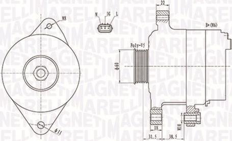 Magneti Marelli 063731893010 - Alternatore autozon.pro