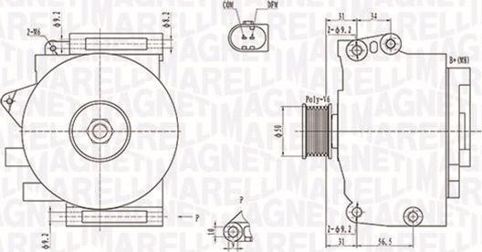 Magneti Marelli 063731859010 - Alternatore autozon.pro