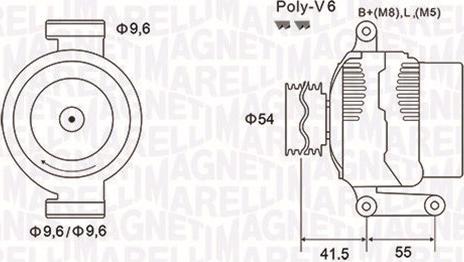 Magneti Marelli 063731856010 - Alternatore autozon.pro