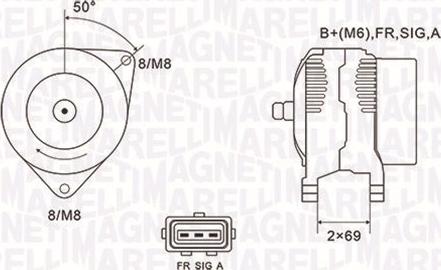 Magneti Marelli 063731857010 - Alternatore autozon.pro