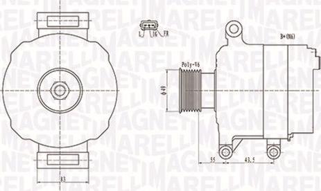 Magneti Marelli 063731869010 - Alternatore autozon.pro