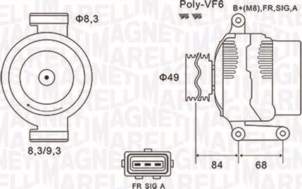 Magneti Marelli 063731864010 - Alternatore autozon.pro