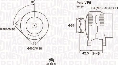 Magneti Marelli 063731865010 - Alternatore autozon.pro