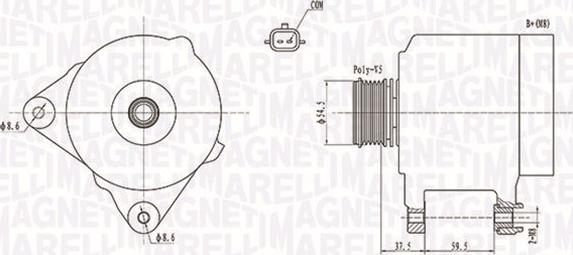 Magneti Marelli 063731860010 - Alternatore autozon.pro