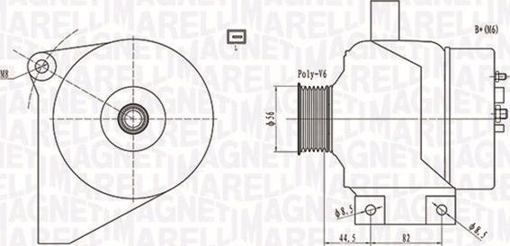 Magneti Marelli 063731861010 - Alternatore autozon.pro