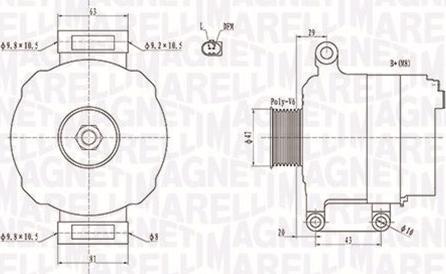 Magneti Marelli 063731867010 - Alternatore autozon.pro