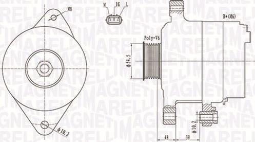 Magneti Marelli 063731800010 - Alternatore autozon.pro