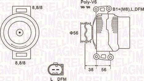 Magneti Marelli 063731811010 - Alternatore autozon.pro