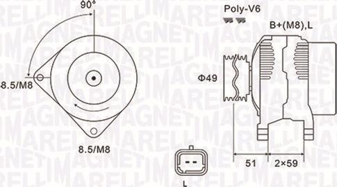 Magneti Marelli 063731881010 - Alternatore autozon.pro