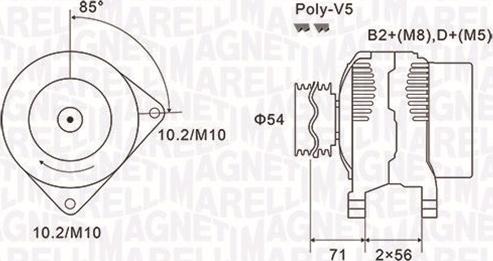 Magneti Marelli 063731833010 - Alternatore autozon.pro