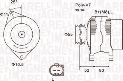 Magneti Marelli 063731837010 - Alternatore autozon.pro