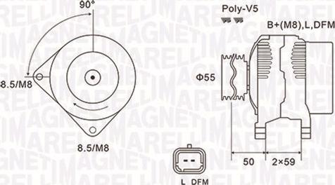 Magneti Marelli 063731823010 - Alternatore autozon.pro