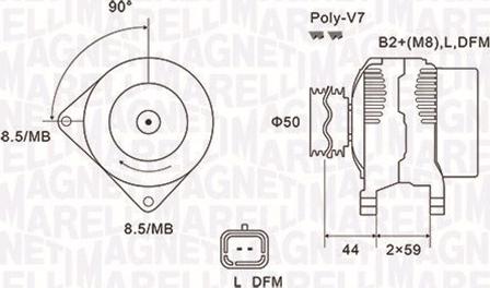 Magneti Marelli 063731827010 - Alternatore autozon.pro