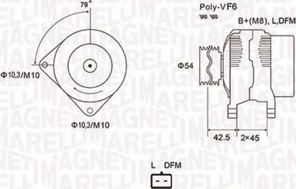 Magneti Marelli 063731879010 - Alternatore autozon.pro