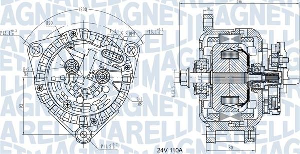 Magneti Marelli 063731871010 - Alternatore autozon.pro