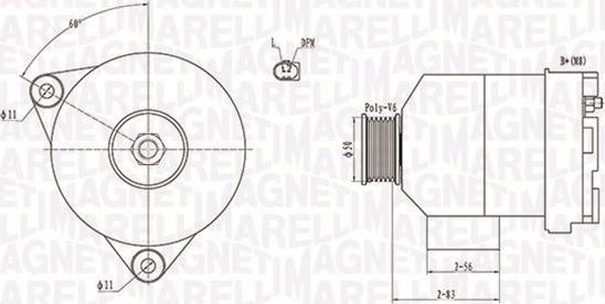 Magneti Marelli 063731872010 - Alternatore autozon.pro