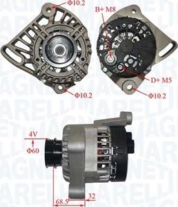 Magneti Marelli 063731349010 - Alternatore autozon.pro