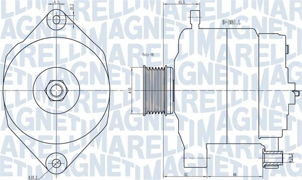 Magneti Marelli 063731343010 - Alternatore autozon.pro