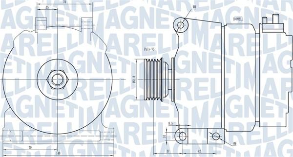 Magneti Marelli 063731342010 - Alternatore autozon.pro