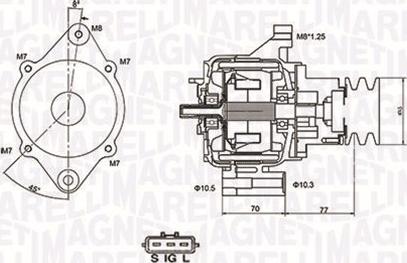 Magneti Marelli 063731367010 - Alternatore autozon.pro