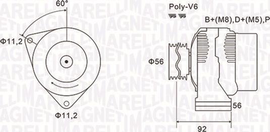 Magneti Marelli 063731299010 - Alternatore autozon.pro