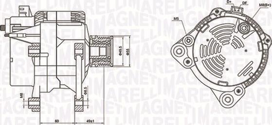 Magneti Marelli 063731260010 - Alternatore autozon.pro