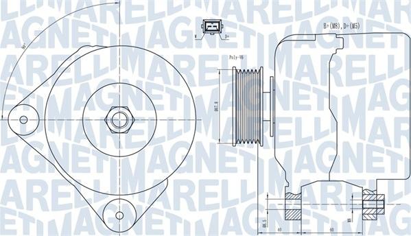 Magneti Marelli 063731228010 - Alternatore autozon.pro