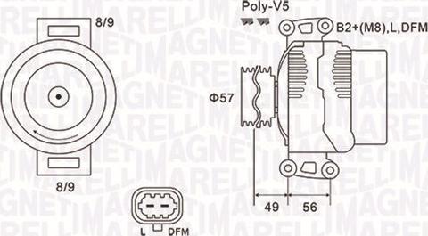 Magneti Marelli 063731740010 - Alternatore autozon.pro