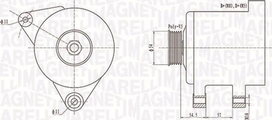 Magneti Marelli 063731747010 - Alternatore autozon.pro