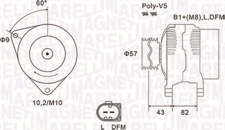 Magneti Marelli 063731759010 - Alternatore autozon.pro