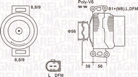 Magneti Marelli 063731754010 - Alternatore autozon.pro