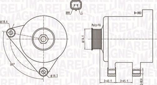 Magneti Marelli 063731761010 - Alternatore autozon.pro