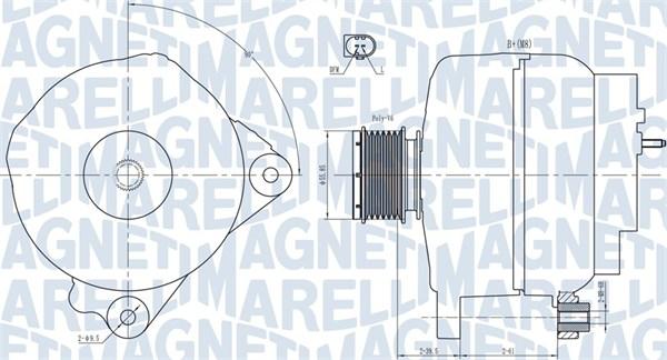 Magneti Marelli 063731763010 - Alternatore autozon.pro