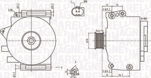 Magneti Marelli 063731701010 - Alternatore autozon.pro