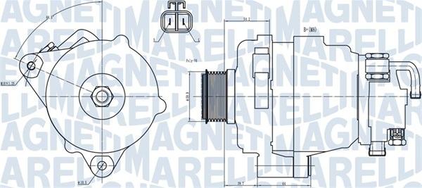 Magneti Marelli 063731708010 - Alternatore autozon.pro